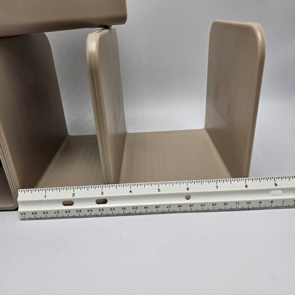 Caraway Lot 4 mini duo magnetic divider Pot pan Lid organizer Beige Plastic - Picture 3 of 6